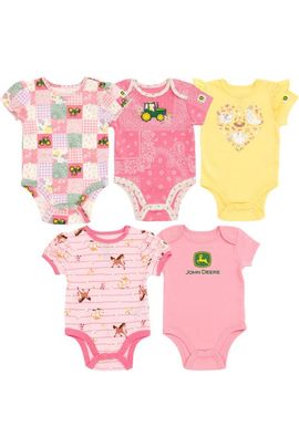 John Deere John Deere 5-pack Short Sleeve Bodysuits (baby)