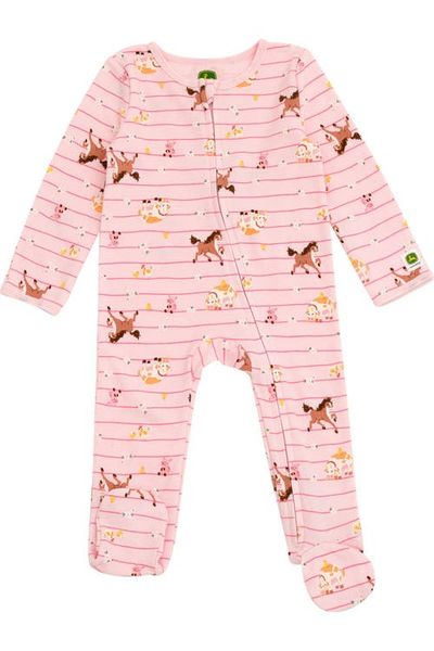 John Deere John Deere Zip-Up Footed Sleep N Play