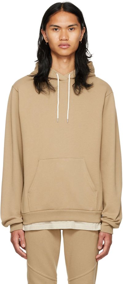 John Elliott John Elliott Tan Beach Hoodie