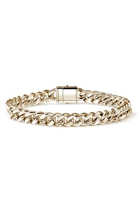 John Hardy John Hardy 14K Gold 7mm Curb Link Bracelet 