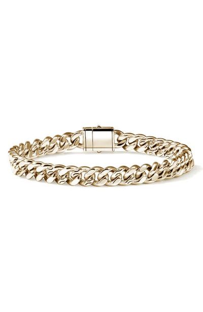 John Hardy John Hardy 14K Gold 7mm Curb Link Bracelet 