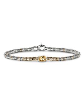 John Hardy John Hardy 14K Yellow Gold & Sterling Silver Heishi Citrine Bead Bracelet