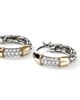 John Hardy John Hardy 14K Yellow Gold & Sterling Silver Jh Essentials Extra Small Hoop Earrings - 3
