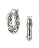 John Hardy John Hardy 14K Yellow Gold & Sterling Silver Jh Essentials Extra Small Hoop Earrings - 4
