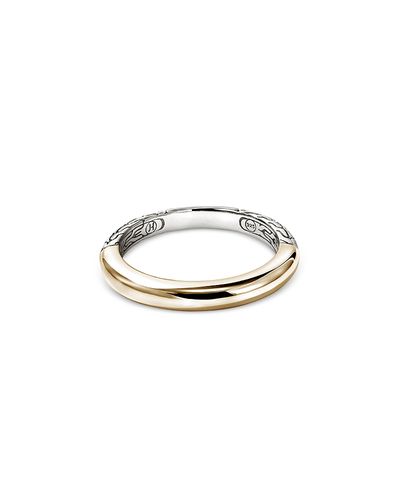 John Hardy John Hardy 14K Yellow Gold & Sterling Silver Jh Essentials Two-Tone Band