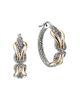 John Hardy John Hardy 14K Yellow Gold & Sterling Silver Love Knot Infinite Hoop Earrings - 1