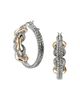 John Hardy John Hardy 14K Yellow Gold & Sterling Silver Love Knot Infinite Hoop Earrings - 2