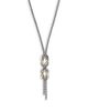 John Hardy John Hardy 14K Yellow Gold & Sterling Silver Love Knot Infinity Woven Link Chain Necklace, 16-18 - 1