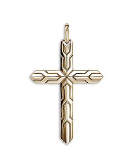John Hardy John Hardy 14K Yellow Gold Icon Cross Pendant