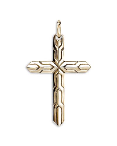 John Hardy John Hardy 14K Yellow Gold Icon Cross Pendant
