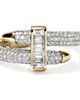 John Hardy John Hardy Artisan Series 18k Gold Diamond Spear Ring  - 1