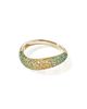 John Hardy John Hardy Artisan Series 18k Gold Treated Sapphire & Emerald Band Ring  - 1