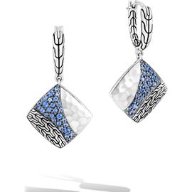 John Hardy John Hardy Classic Chain Hammered Drop Earrings