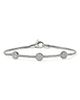 John Hardy John Hardy Essentials Diamond Pavé Station Bracelet - 1