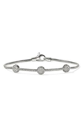 John Hardy John Hardy Essentials Diamond Pavé Station Bracelet