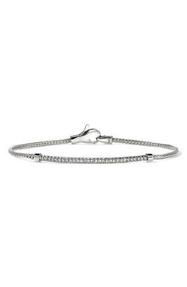 John Hardy John Hardy Essentials Sterling Silver Diamond Pavé Bracelet 