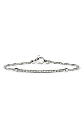 John Hardy John Hardy Essentials Sterling Silver Pavé Bar Bracelet 
