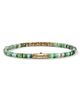 John Hardy John Hardy Heishi Bracelet, Hardstones, Emerald, 14K Gold  - 1