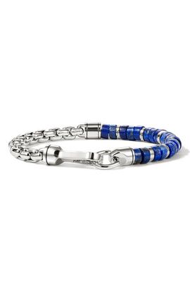 John Hardy John Hardy Heishi Bracelet, Sterling Silver, Hardstones, 6mm