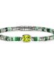 John Hardy John Hardy Heishi Bracelet, Sterling Silver, Peridot, 4mm  - 1