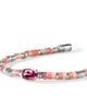 John Hardy John Hardy Heishi Bracelet, Sterling Silver, Rhodolite, 4mm - 3