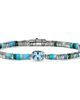 John Hardy John Hardy Heishi Bracelet, Sterling Silver, Swiss Blue Topaz, 4mm  - 1