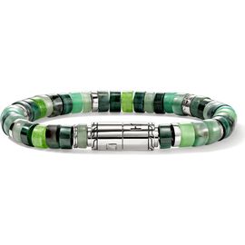 John Hardy John Hardy Heishi Sterling Silver Stone Bracelet 