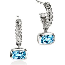 John Hardy John Hardy Heishi Swiss Blue Topaz Drop Earrings