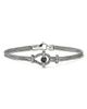 John Hardy John Hardy Icon Bracelet, Sterling Silver, Black Sapphire, 3.6mm  - 1