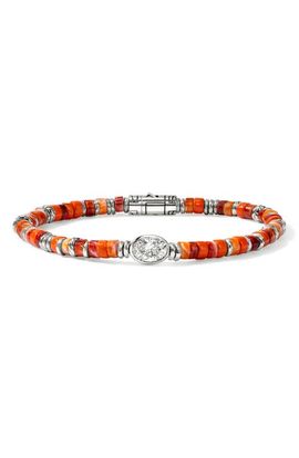 John Hardy John Hardy JH Lovestruck Diamond Heishi Bracelet