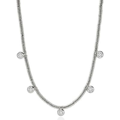 John Hardy John Hardy JH Lovestruck Lab Grown Diamond Heishi Station Necklace