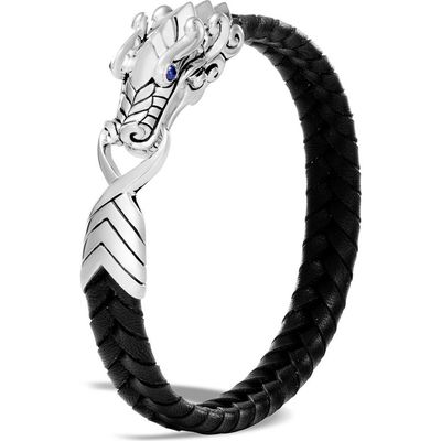 John Hardy John Hardy Men's Legends Naga Leather Bracelet
