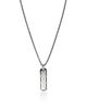 John Hardy John Hardy Men's Sterling Silver Icon Geometric Tag Pendant Necklace, 22 - 3
