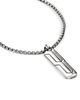 John Hardy John Hardy Men's Sterling Silver Icon Geometric Tag Pendant Necklace, 24 - 5