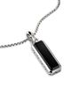John Hardy John Hardy Men's Sterling Silver Modern Talisman Onyx Pendant Necklace, 22 - 2