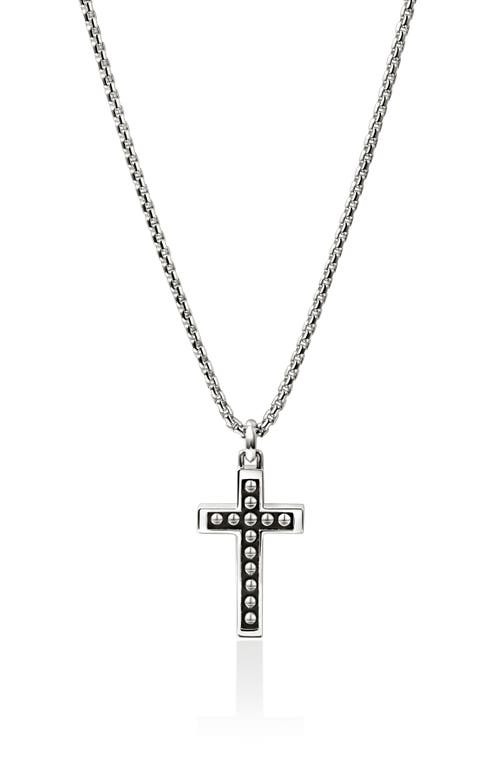 John Hardy John Hardy Nailhead Cross Pendant Necklace
