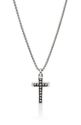 John Hardy John Hardy Nailhead Cross Pendant Necklace