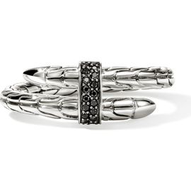 John Hardy John Hardy Spear Ring, Sterling Silver, Black Sapphire 