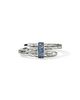 John Hardy John Hardy Spear Ring, Sterling Silver, Blue Sapphire  - 1