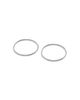 John Hardy John Hardy Sterling Silver Classic Chain Extra-Large Hoop Earrings - 3