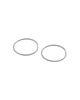 John Hardy John Hardy Sterling Silver Classic Chain Extra-Large Hoop Earrings - 6