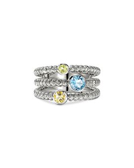 John Hardy John Hardy Sterling Silver Heishi Gemstone Ring