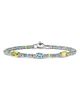 John Hardy John Hardy Sterling Silver Heishi Multi Gemstone Bead Bracelet - 1