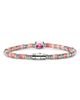 John Hardy John Hardy Sterling Silver Heishi Rhodolite & Multi Gemstone Bead Bracelet - 4