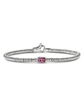 John Hardy John Hardy Sterling Silver Heishi Rhodolite Bead Bracelet