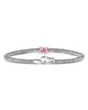 John Hardy John Hardy Sterling Silver Heishi Rhodolite Bead Bracelet - 4