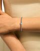 John Hardy John Hardy Sterling Silver Heishi Swiss Blue Topaz Bead Bracelet - 2