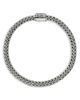 John Hardy John Hardy Sterling Silver Icon Black Sapphire Pave Woven Chain Link Bracelet, 5mm - 4