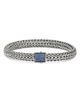 John Hardy John Hardy Sterling Silver Icon Blue Sapphire Pave Woven Link Bracelet - 1