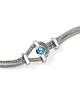 John Hardy John Hardy Sterling Silver Icon Swiss Blue Topaz Double Woven Link Bracelet - 5